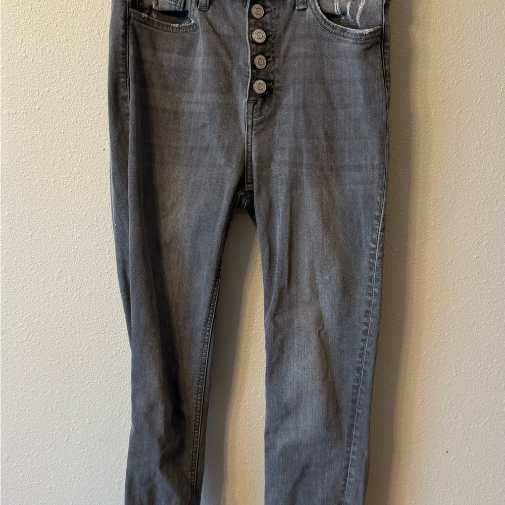 Flying Monkey High Rise Gray Jeans